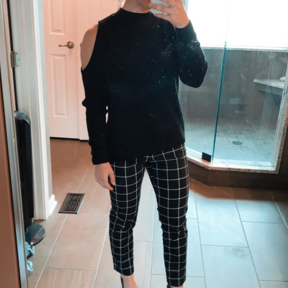 Cold Shoulder Sweater